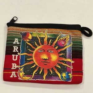 🔴 Colorful ARUBA & Sun Design Pouch